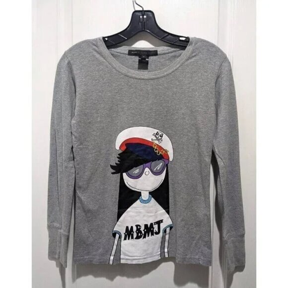Marc by Marc Jacobs | Long Sleeve Sailor Graphic tee - Picture 1 of 6